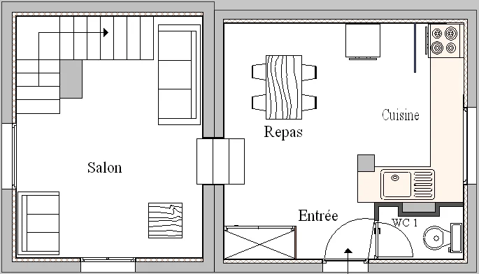 Plan du rez de chaussée